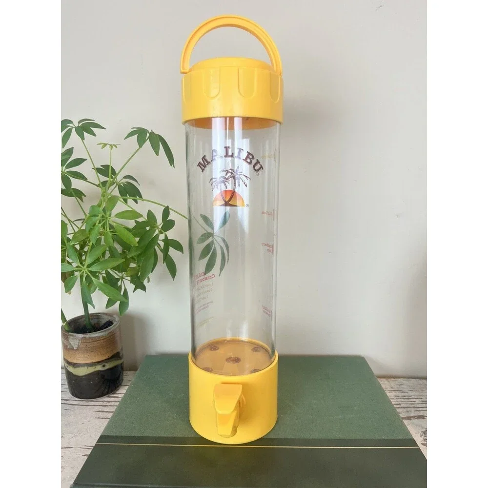 MALIBU RUM Cranberry Splash Mixed Drink Cocktail Recipe Dispenser 96 Ounces! - Picture 9 of 9